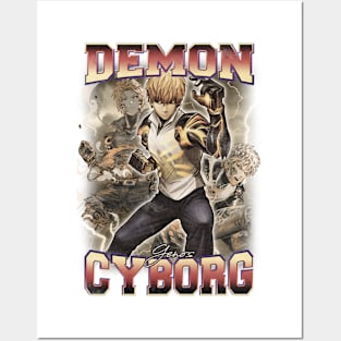 Genos - Demon Cyborg Posters and Art